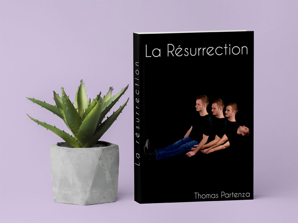 Couverture du livre La résurrection de Thomas Partenza - Design graphique print